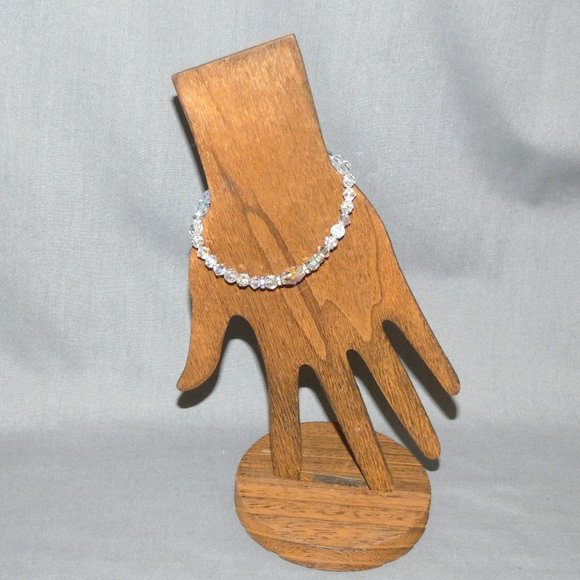 Creations Georgianni Faceted Iridescent Crystal Bracelet - Picture 1 of 6